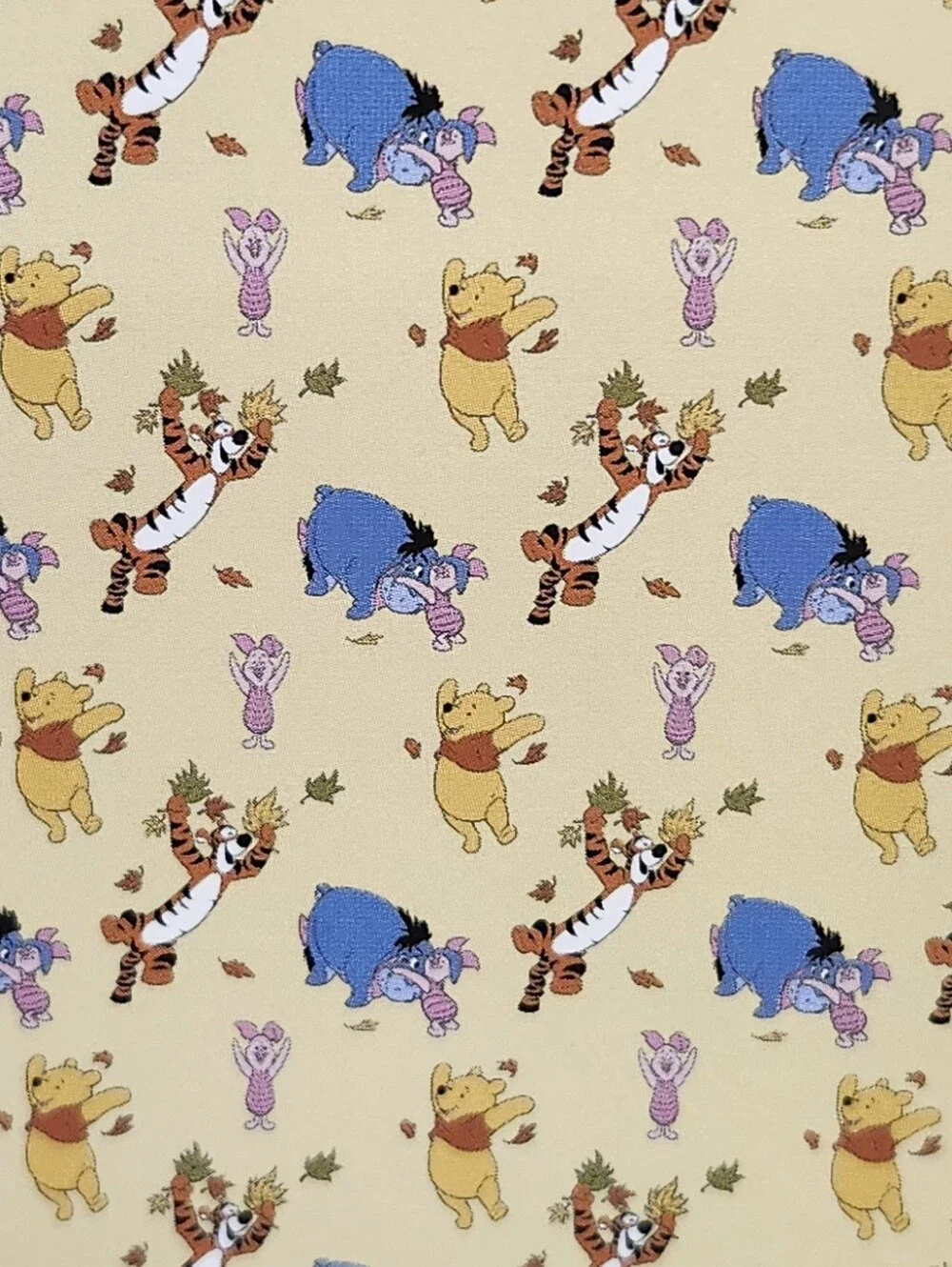 Winnie The Pooh Tigger Piglet Eeyore Yellow Throw Blanket Fall Theme